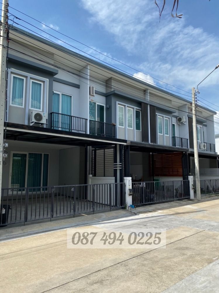 ให้เช่าทาวน์โฮมนนทบุรี บางใหญ่ บางบัวทอง : ทาวน์โฮม ชวนชื่น ทาวน์ แก้วอินทร์ บางใหญ่ ใกล้ เซนทรัล เวสเกต