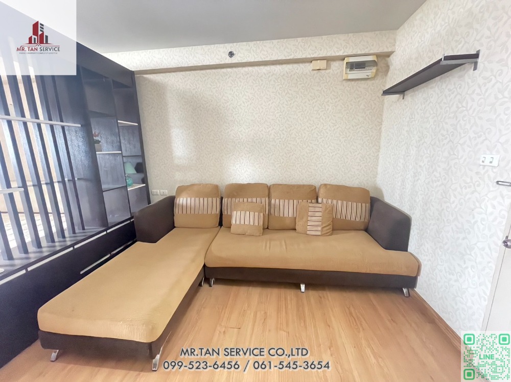 For SaleCondoPattanakan, Srinakarin : Quick sale 1.49 million Supalai Park Srinakarin condo, studio room, beautiful room, fully furnished. ready to move in