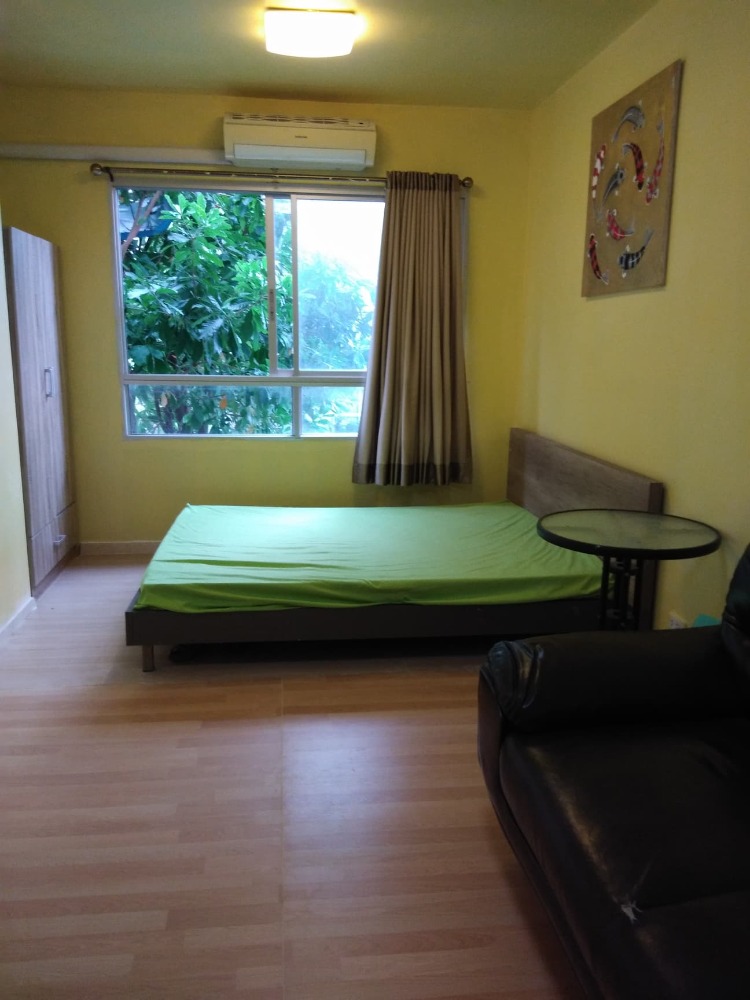 ให้เช่าคอนโดรัตนาธิเบศร์ สนามบินน้ำ พระนั่งเกล้า : เช่า Plum สามัคคี อาคาร D ชั้น 2 เฟอร์นิเจอร์ พร้อมอยู่