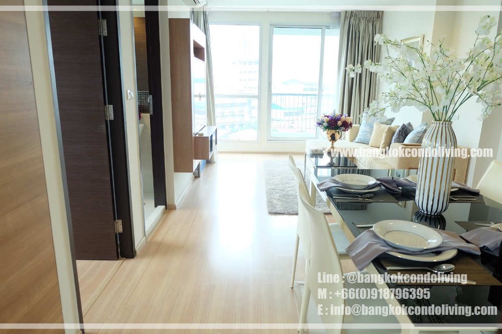 ให้เช่าคอนโดสาทร นราธิวาส : ริทึ่ม สาทร พร้อมเช่า (2 ห้องนอน 2 ห้องน้ำ) ราคาดี เฟอร์ครบครัน เดินทางสะดวก