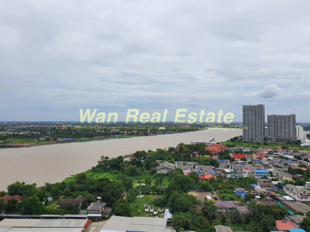 For RentCondoRattanathibet, Sanambinna : Condo for rent, politan aqua, 21st floor, size 30 sq.m., river view, ready to move in.