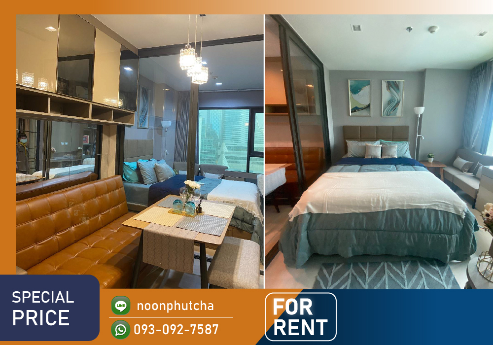 For RentCondoWitthayu, Chidlom, Langsuan, Ploenchit : 📣For rent Life one wireless, beautifully decorated room / 35 sq m, high floor ✨