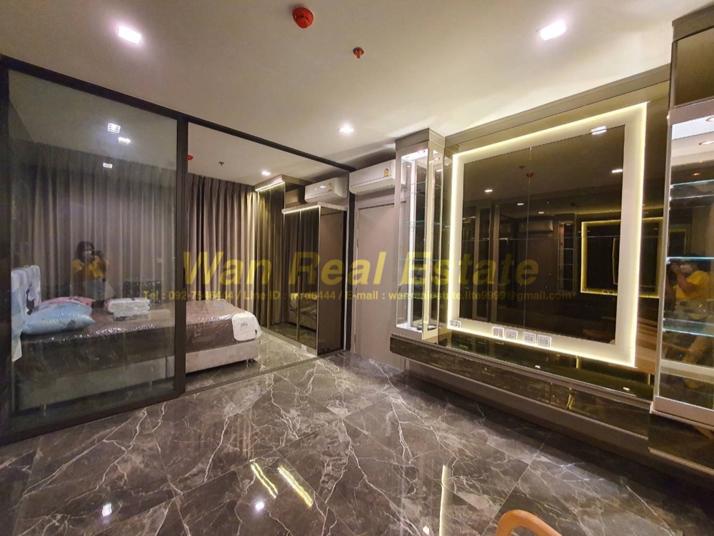 For RentCondoRattanathibet, Sanambinna : Condo for rent politan aqua, 25th floor, size 31 sq.m., location closest to the river Beautifully decorated and ready. You can just come in.