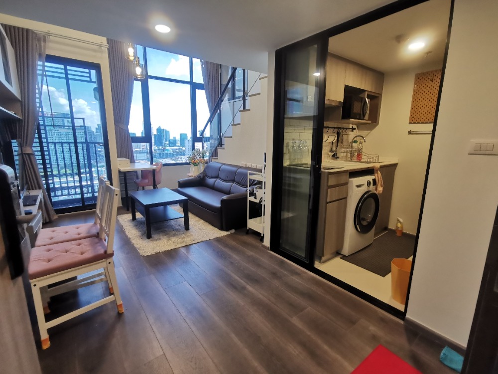 ให้เช่าคอนโดเกษตรศาสตร์ รัชโยธิน : ( รูปห้องจริง DUO SPACE!! ) 1 Bedroom 39 ตร.ม. Knightsbridge Kaset Society คอนโดใกล้ BTS สถานีเสนานิคม และ ม.เกษตรศาสตร์