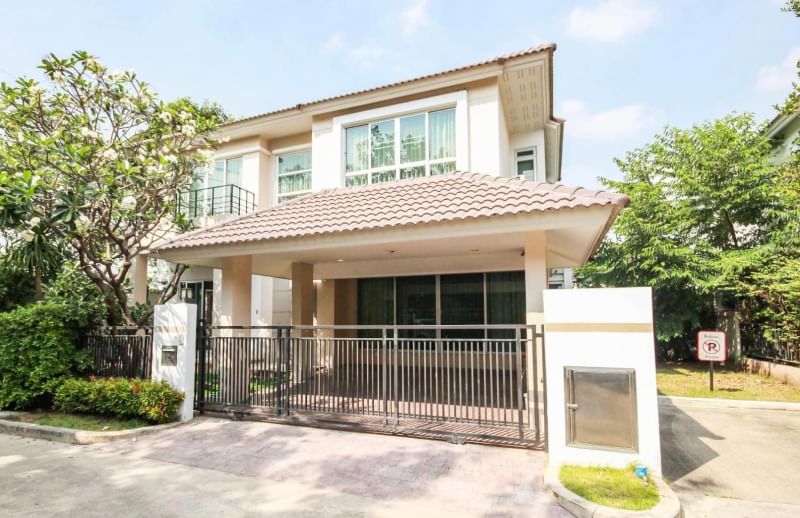 For SaleHouseRama5, Ratchapruek, Bangkruai : House for sale, Village Life Bangkok Boulevard, Ratchaphruek - Rattanathibet,  corner, ready to move, in front of the village