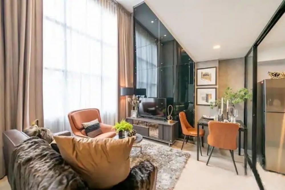 For RentCondoSathorn, Narathiwat : 🔥Available now🔥 For rent Duplex room 1-1BR 37sqm High Floor, Luxury design 082-459-4297