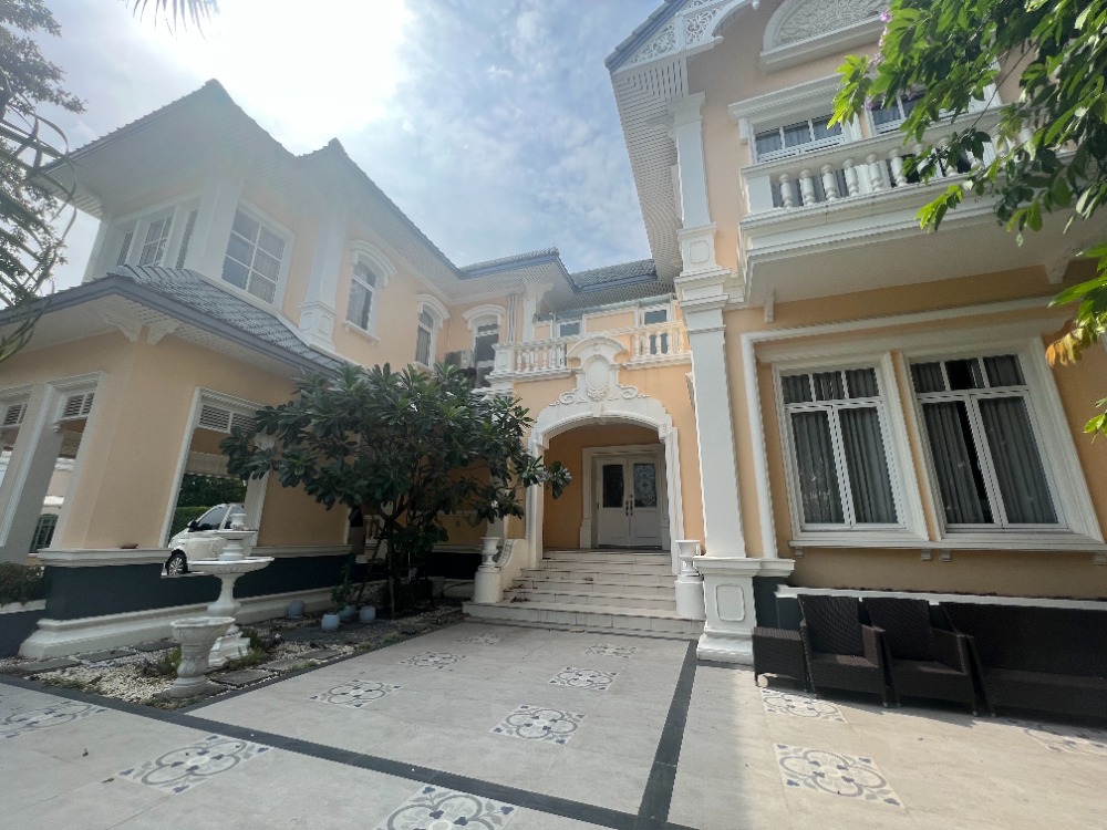 ขายบ้านเกษตร นวมินทร์ ลาดปลาเค้า : คฤหาสน์ 5 นอนพร้อมแต่ง ที่ดินใหญ่ 268 ตรว.