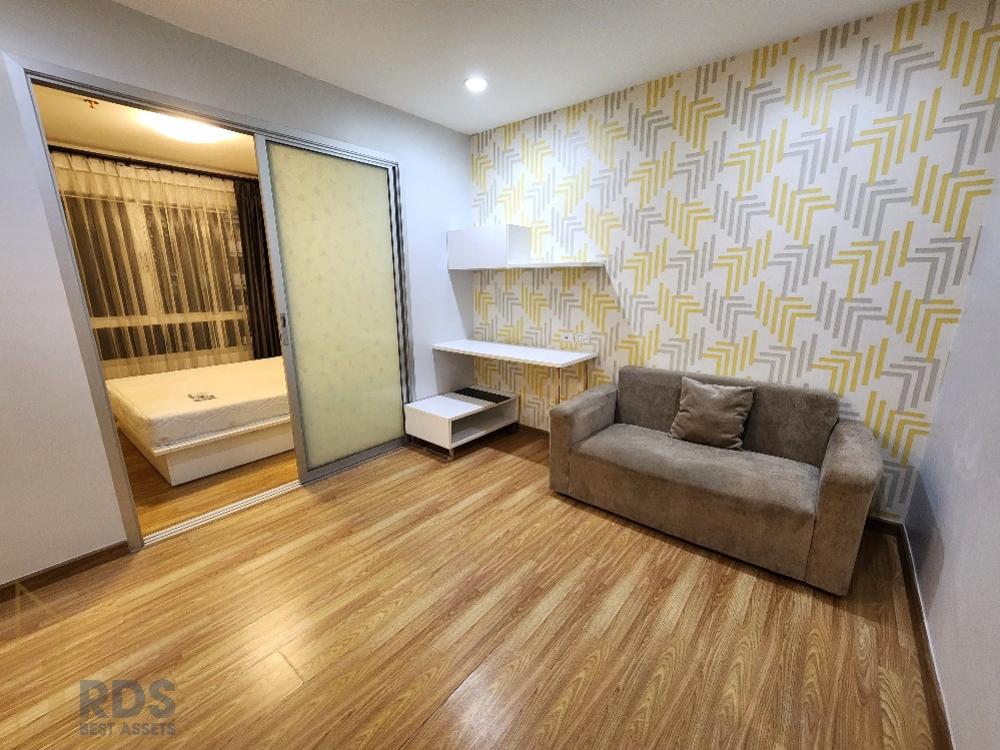 For RentCondoRama3 (Riverside),Satupadit : Condo for rent The Trust Residence Ratchada Rama 3 has 2 air conditioners + washing machine. Ready to move in 🌸
