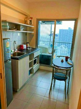 For RentCondoThaphra, Talat Phlu, Wutthakat : Condo for rent Asprie Sathorn Thapra 30.68 sq m. 28th 1 bed 1 bath 1 kitchen 1 carpark 1 balcony city view