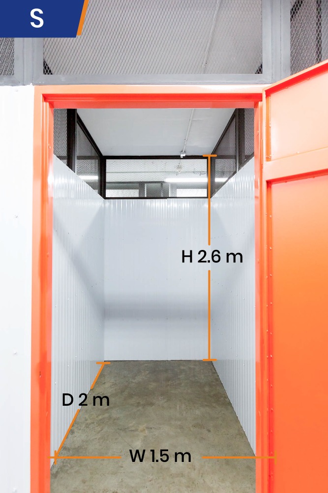 ให้เช่าโกดังสุขุมวิท อโศก ทองหล่อ : ห้องเก็บของให้เช่า ขนาด 3 ตร.ม. / Self Storage in Bangkok สัญญาระยะสั้น สอบถามโทร 065-986-2933