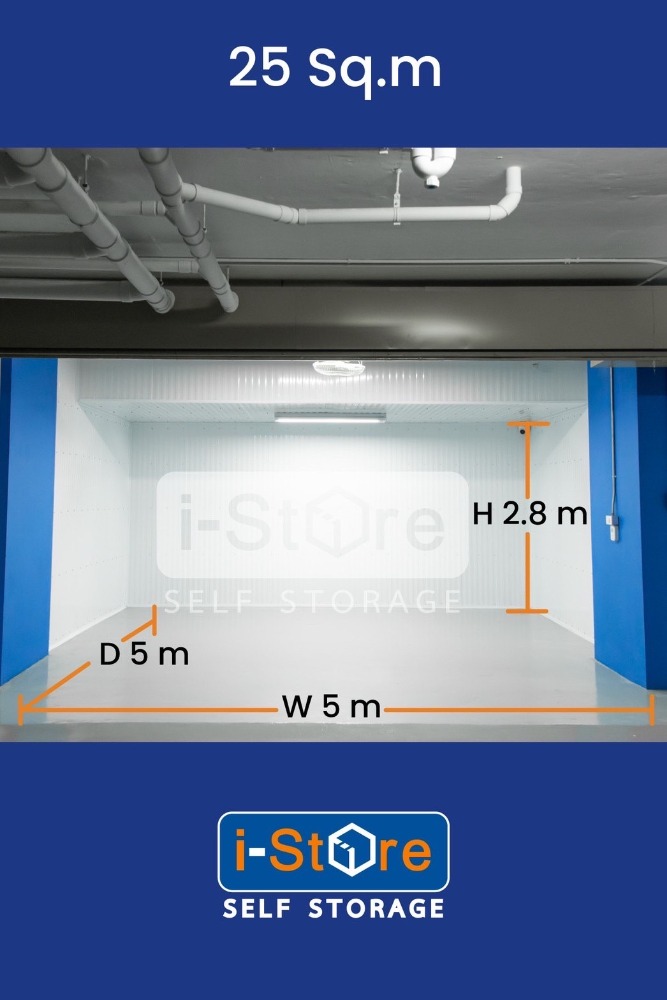 ให้เช่าโกดังสุขุมวิท อโศก ทองหล่อ : ห้องเก็บของให้เช่าใจกลางกรุงเทพฯ ขนาด 25 ตร.ม. / Self Storage in Bangkok สัญญาระยะสั้น สอบถามโทร 092-525-8293