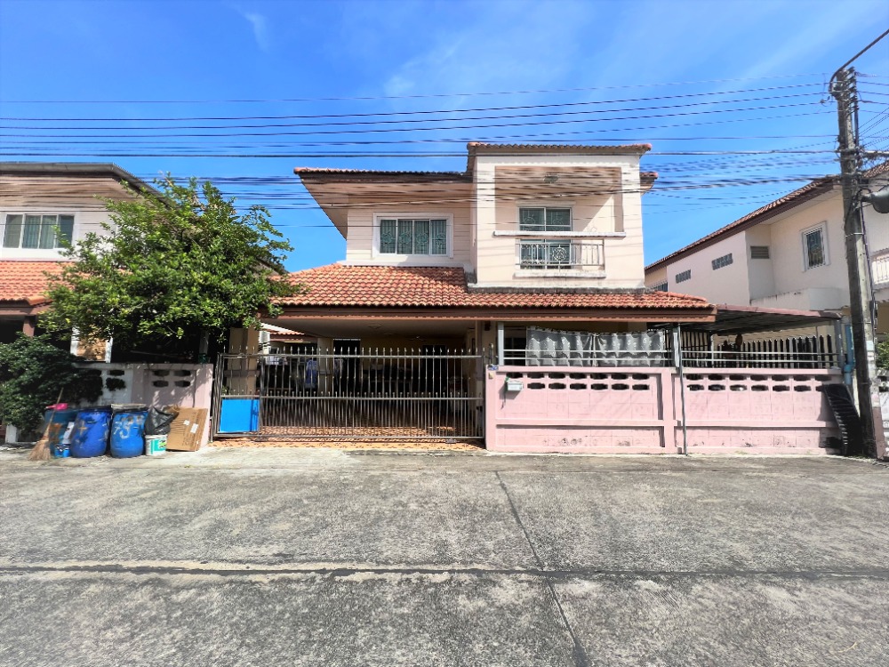 ขายบ้านปทุมธานี รังสิต ธรรมศาสตร์ : บ้านเดี่ยว  ทองสถิตย์ 8 ซอยหทัยราษฎร์ 84 ลำลูกกา ปทุมธานี 50 ตรว.