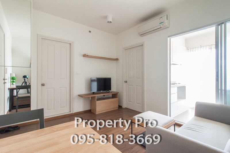 For RentCondoRamkhamhaeng, Hua Mak : SL24R-003 Condo for Rent U Delight Huamark Station 1 Bedroom 30 sqm Fully-furnished Near ABAC, Hua Mak, Srinagarin, Bang Kapi, Ramkamhaeng, Rama9