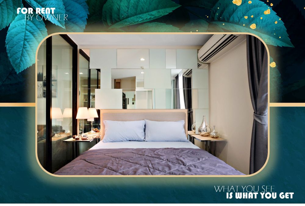 For RentCondoBangna, Bearing, Lasalle : Beautiful room in a resort atmosphere project Close to the entrance to Bangna Expressway (inbound)