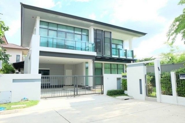 ให้เช่าบ้านลาดกระบัง สุวรรณภูมิ : ให้เช่าบ้านเดี่ยวหลังมุม 2 ชั้น โครงการเศรษฐสิริ อ่อนนุช-ศรีนครินทร์ พร้อมเฟอร์นิเจอร์ครบทุกห้อง ใกล้ทางด่วนมอเตอร์เวย์