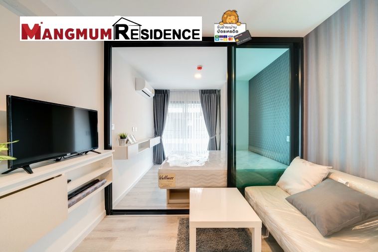 For RentCondoSamut Prakan,Samrong : new!! For rent, Pause Sukhumvit 115, beautiful room, ready to move in ✨ near BTS Pu Chao, convenient to travel