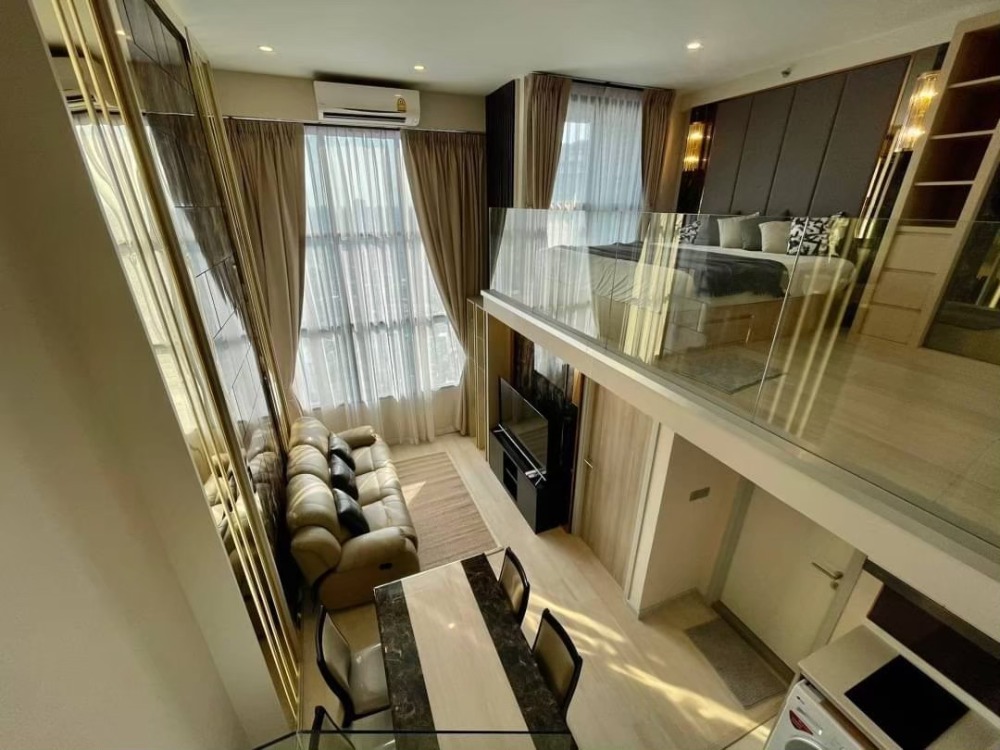 ให้เช่าคอนโดสาทร นราธิวาส : 🔥ให้เช่า!! Knightsbridge Prime Sathorn ขนาด 2 ห้องนอน พร้อมอยู่ Duplex🔥