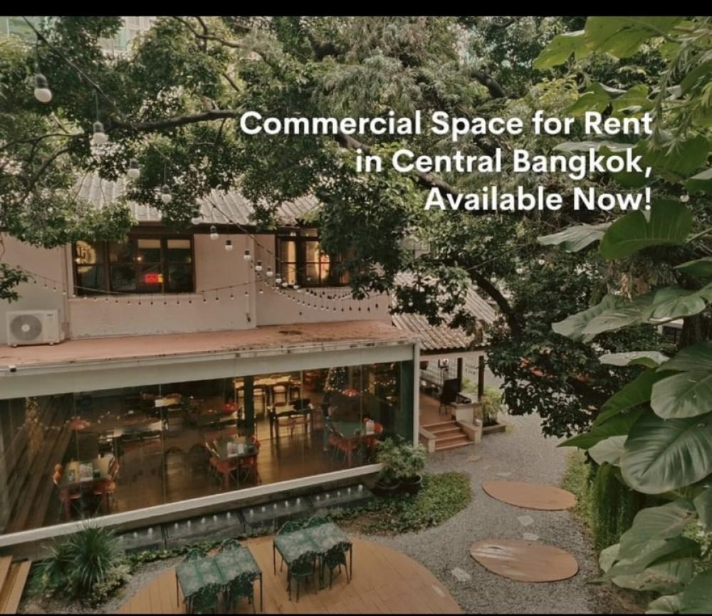 For RentRetail SpaceWitthayu, Chidlom, Langsuan, Ploenchit : Restaurant for rent in the heart of the city in Soi Somkid behind Cellar Chidlom, area 250 sq m, 2 floors, rent 280,000 per month, pay 3 months in advance, free decoration for 1 month, area 250 sq m, 2 floors