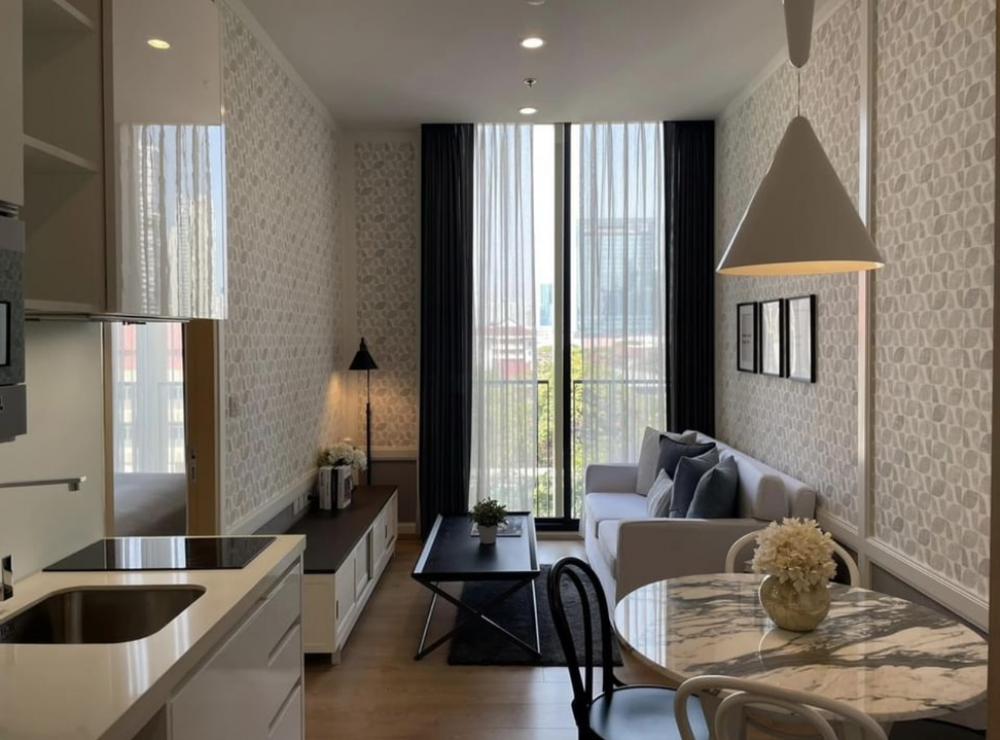 For RentCondoSukhumvit, Asoke, Thonglor : 🔥Ready to move in Sep.65🔥Noble Be19 1BR 35 sqm. Luxury style near BTS Asoke 082-459-4297