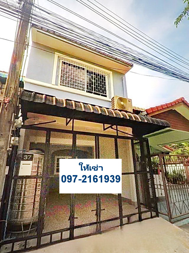 For RentTownhomeLadprao101, Happy Land, The Mall Bang Kapi : House for rent, 2-storey townhouse, ready to move in, Ladprao 101, very good location