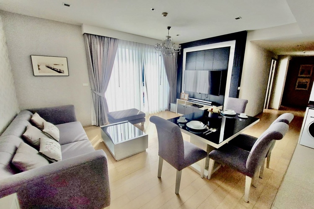 For RentCondoSukhumvit, Asoke, Thonglor : Code C20230211659....HQ by Sansiri to rent, 2 bedroom, 2 bathroom , high floor, furnished, ready to move in