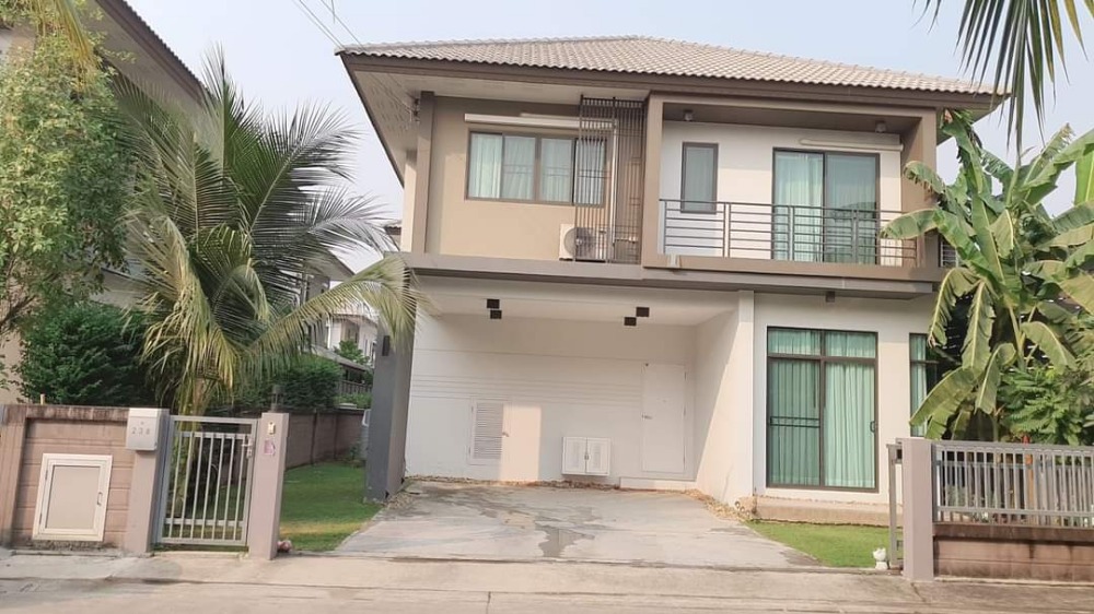 ให้เช่าบ้านเสรีไทย-นิด้า : ให้เช่า 🏡🏠บ้านเดี่ยว โครงการH Cape Serene บางนา - สุขาภิบาล 2 4นอน 3น้ำ 2จอด 1ครัว 1รับแขก 50ตรว/187ตรม. ใกล้เมกะบางนา ราคา 35,000 บาท