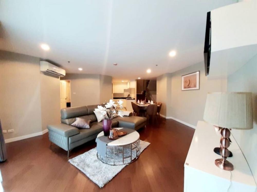 ให้เช่าคอนโดพระราม 9 เพชรบุรีตัดใหม่ RCA : Hot Deal Rent Duplex 5 Bed 4 Bath Only 120K. With Nice decoration Belle Grand Rama9