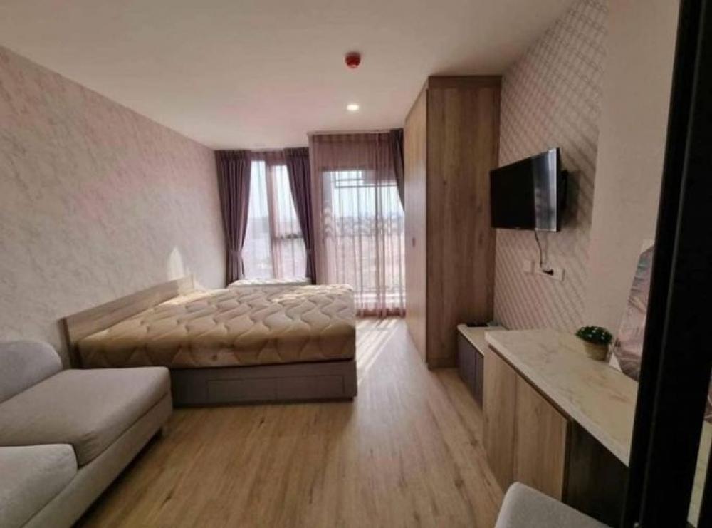 For RentCondoChaengwatana, Muangthong : Oneder Kaset for rent, new room, red label Good location near Kasetsart University
