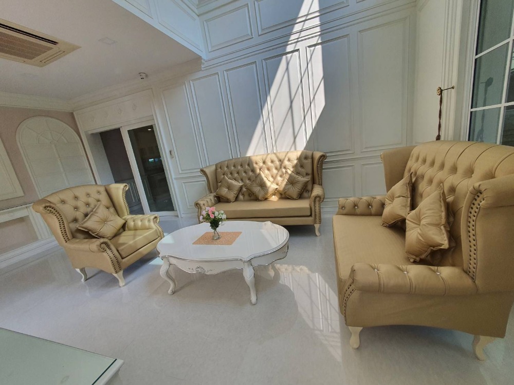 ให้เช่าบ้านบางนา แบริ่ง ลาซาล : ((READY TO MOVE IN))Single House For sale/Rent Narasiri Bangna FULLY FURNITURE  ( 4Beds 6Baths +1Maid )