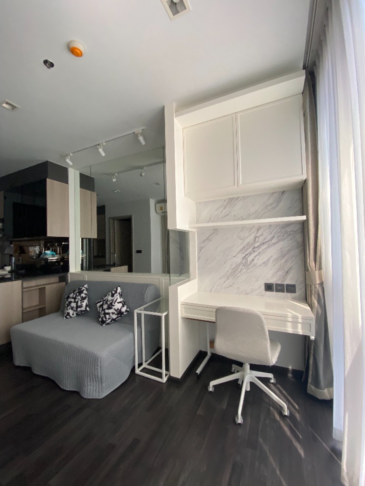 For RentCondoRama9, Petchburi, RCA : Condo for rent: THE LINE Asoke-Ratchada (THE LINE Asoke-Ratchada), beautiful decorated room, ready to move in