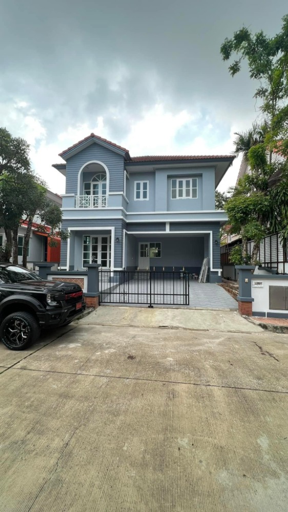 For RentHouseRathburana, Suksawat : House for rent near Kanchana Ring Road and Phuttha Bucha Road, all air conditioners, ready to move in