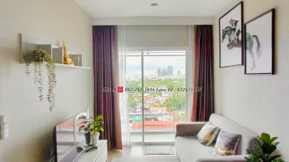For RentCondoRama5, Ratchapruek, Bangkruai : For rent Amber by eastern star with washing machine near MRT