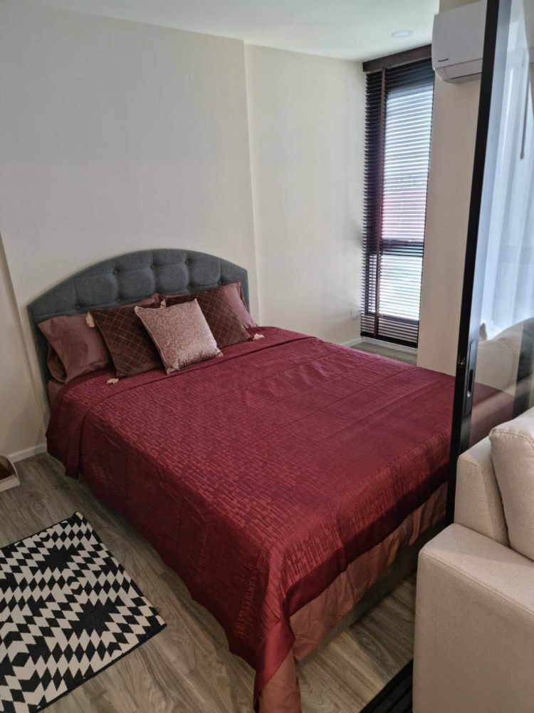 For RentCondoOnnut, Udomsuk : 🔥🔥 For rent 🔥🔥 IKON Sukhumvit 77, condo 32 sq m, beautiful room, fully furnished, ready to move in, Building B, 5th floor, price 13,000 baht