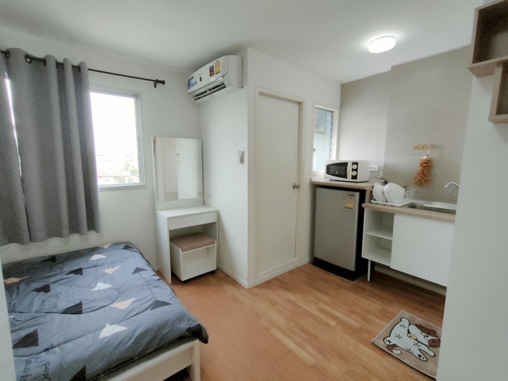 For RentCondoSamut Prakan,Samrong : For rent 🟢 Lumpini Mix Thepharak - Srinakarin, Building B4, Floor 6, size 22 sq m, next to Srinakarin Road, Thepharak intersection, price 5,000 baht