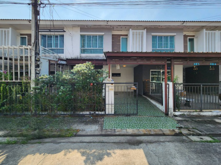 For RentTownhomeNakhon Pathom : Townhome for rent, Pruksa Ville 56, Phutthamonthon Sai 5, near Central - Salaya, only 1 minute.