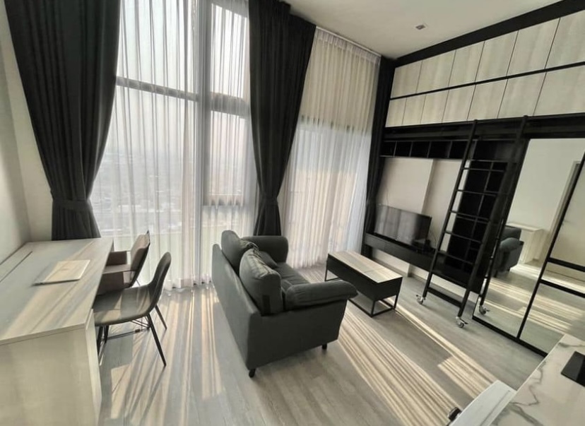For RentCondoOnnut, Udomsuk : 🔥🔥 For rent 🔥🔥 The Line Sukhumvit 101, size 33 sq m, 22nd floor, near BTS Punnawithi, near the expressway, reduced to 20,000 baht, there is a video clip 📸
