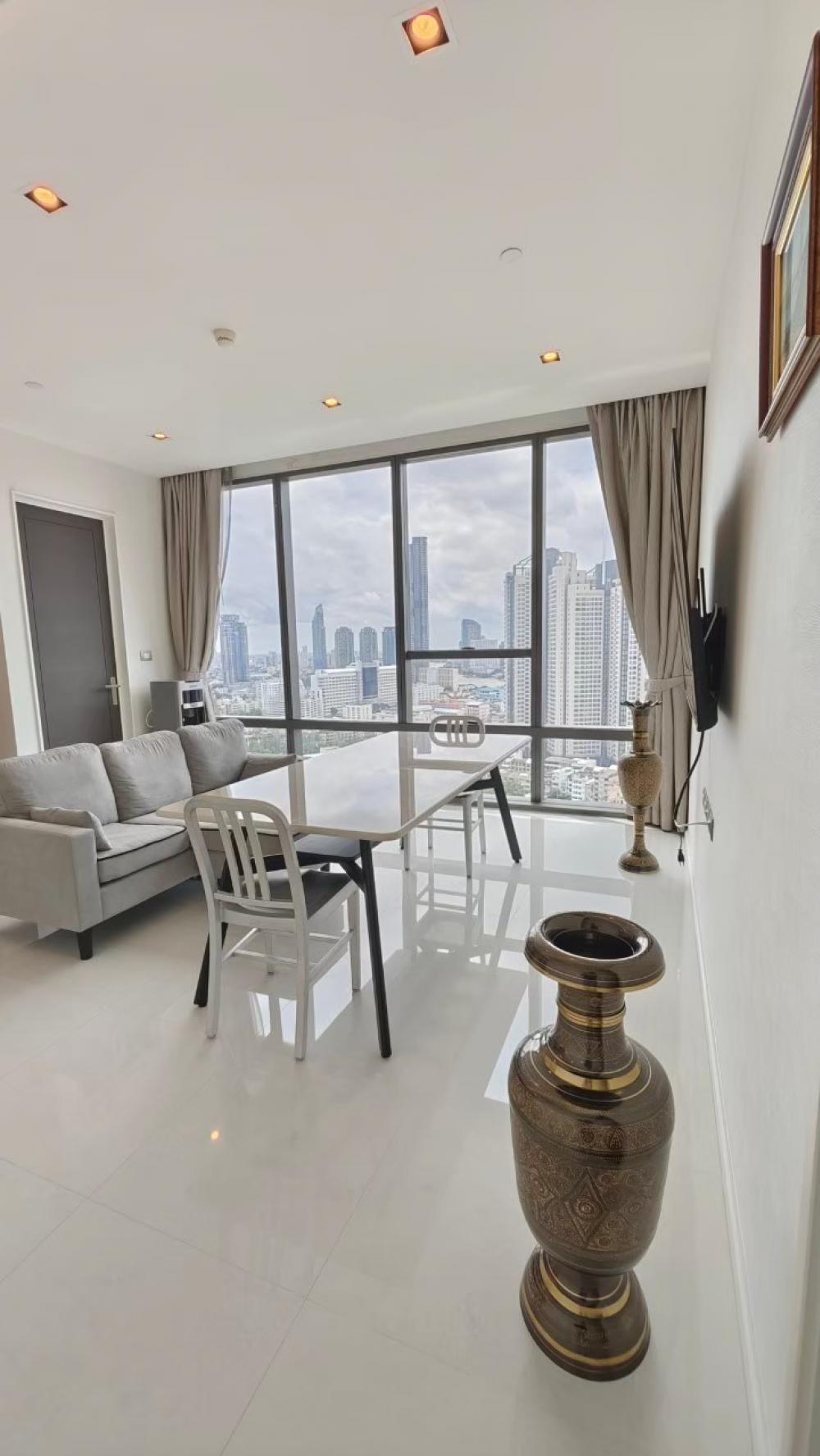 ให้เช่าคอนโดวงเวียนใหญ่ เจริญนคร : ให้เช่าด่วนห้องคอนโด The Bangkok Sathorn ชั้น26 วิวสวยมากๆ 1นอน 1น้ำ 68ตารางเมตร ลิฟท์ส่วนตัว ทำเลดีมากๆ ติดBTS สุรศักดิ์ ขึ้นทางด่วนง่ายไว