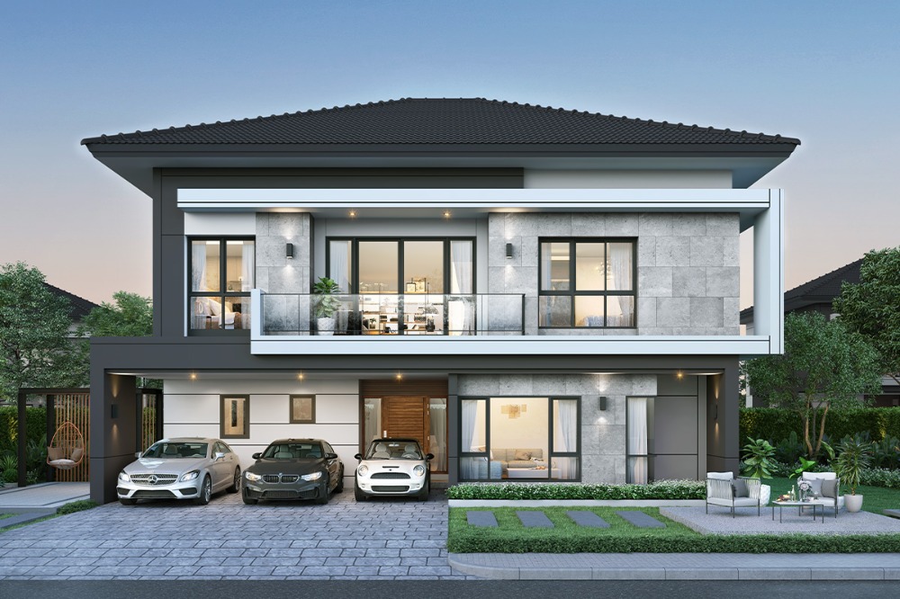 ขายดาวน์บ้านบางนา แบริ่ง ลาซาล : ขายดาวน์ บ้านเดี่ยวบางนา The City Bangna(โครงการใหม่) ใกล้ IKEA MEGA บางนา กม.7 แบบบ้าน DIONNE 4ห้องนอน 5ห้องน้ำ 313ตรม. มีห้องแม่บ้าน ที่ดินแปลงมุม 80.85ตรว. ไม่มีบ้านตรงข้าม หลังบ้านติดสวน 21 ล้านบาท 096-651-4465