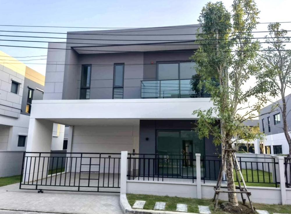 For RentHouseBangna, Bearing, Lasalle : New house, 1st hand, unboxing 🎁🎊 Good location, 1 km from Mega Bangna 🏦 Ready to move in 💕🥰