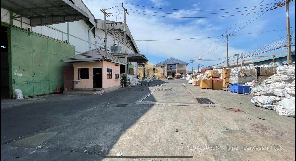 For RentWarehouseMahachai Samut Sakhon : Warehouse/office for rent with a license, Ror. Ror. 4, Rama 2 Road, Ban Ko Subdistrict, Mueang District, Samut Sakhon Province, area 6 rai