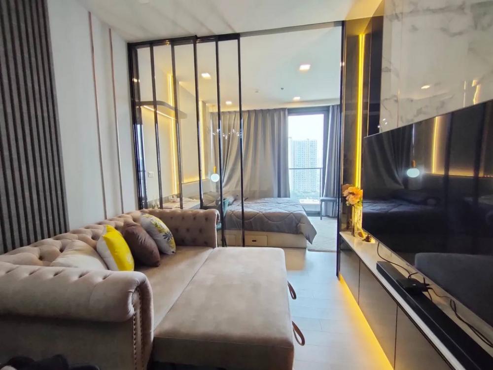 For RentCondoRama9, Petchburi, RCA : ONE9FIVE 1BEDROOM, high floor, does not block the view (ready to move in, dont miss it🚨)