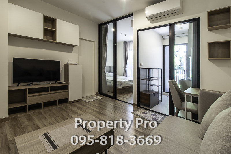 For RentCondoWongwianyai, Charoennakor : SL21R-009 Condo for Rent Niche Mono Charoen Nakorn 1 bedroom 35 sqm Fully-furnished Charoen Krung Rama3 Sathon Taksin