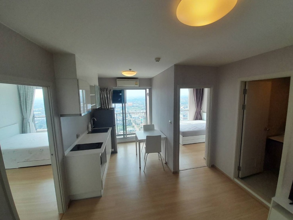 For RentCondoBang kae, Phetkasem : Rent Condo Fuse Sense Bang Khae, 2 bedrooms, 2 bathrooms, top floor, near MRT Lak Song.