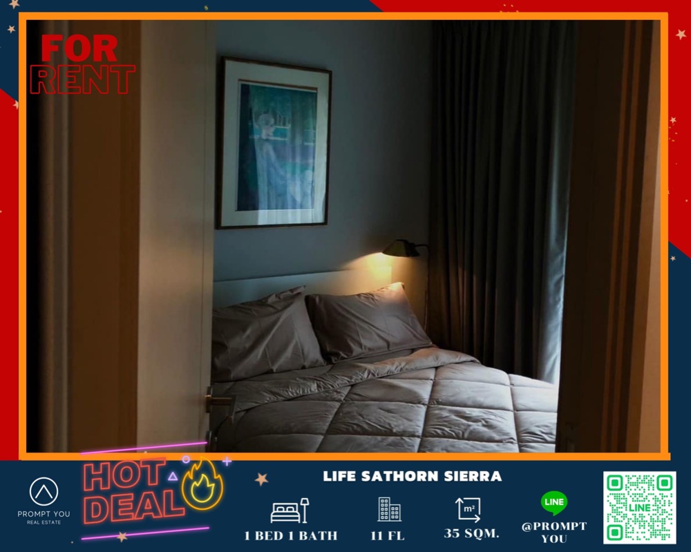 For RentCondoThaphra, Talat Phlu, Wutthakat : 🔥 Life Sathorn Sierra 🔥 Beautiful room, fully furnished, ready to move in. // ask more Lineofficial:@Promptyou