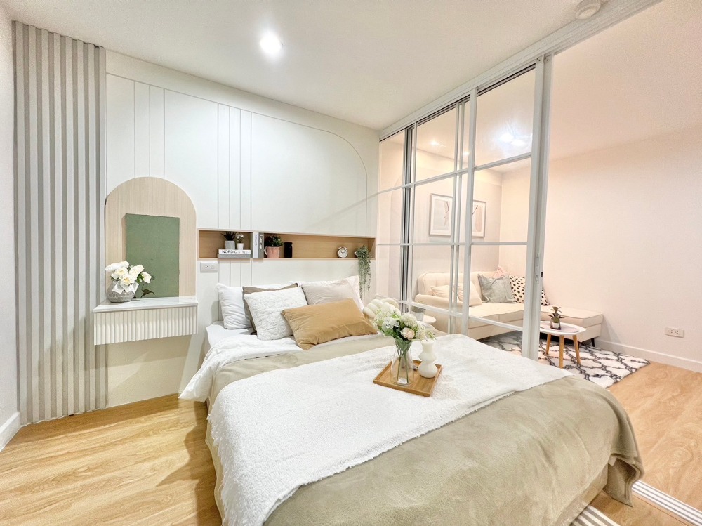 For SaleCondoBangna, Bearing, Lasalle : Mujis new minimalist room, very beautiful, on the cover of regent home 7