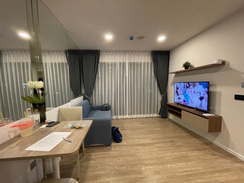 Kave town space, the largest room, great value, 2 bedrooms, open view, 6th floor, next to Bangkok University Loading...