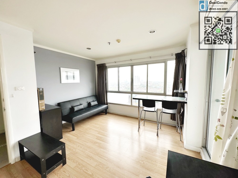 For RentCondoChaengwatana, Muangthong : [PK033]There is a VDO room size 31 sq m for rent Lumpini Ville Chaengwattana-Pak Kret, 14th floor, Building B