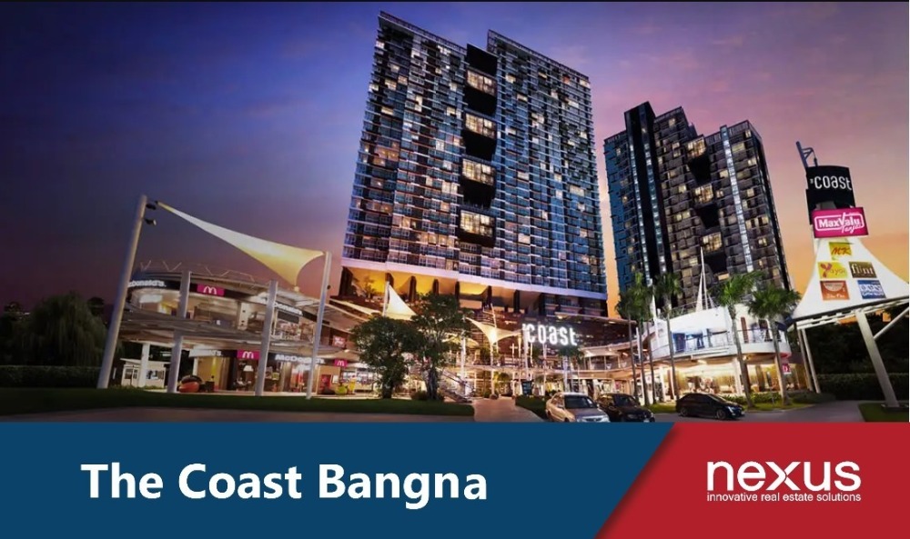 For RentCondoBangna, Bearing, Lasalle : Condo for rent The Coast Bangkok
