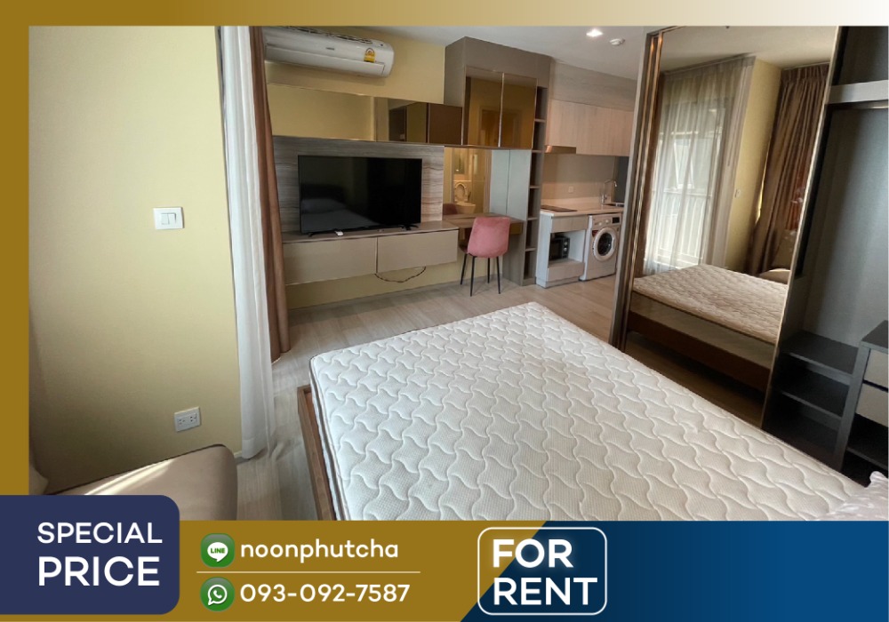 For RentCondoWitthayu, Chidlom, Langsuan, Ploenchit : 📣For rent: Life one wireless / studio, high floor, beautifully decorated room✨