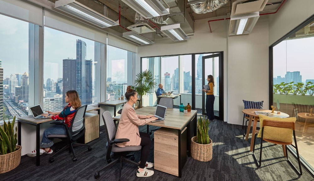 For RentOfficeSiam Paragon ,Chulalongkorn,Samyan : Serviced Office, office space, beautifully decorated, ready to move in, near Sam Yan MRT